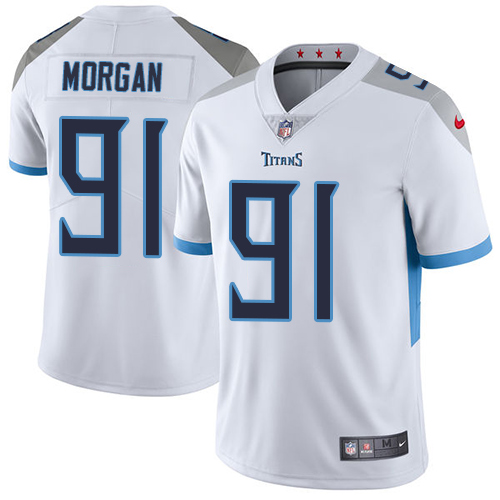 Nike Titans #91 Derrick Morgan White Men's Stitched NFL Vapor Untouchable Limited Jersey